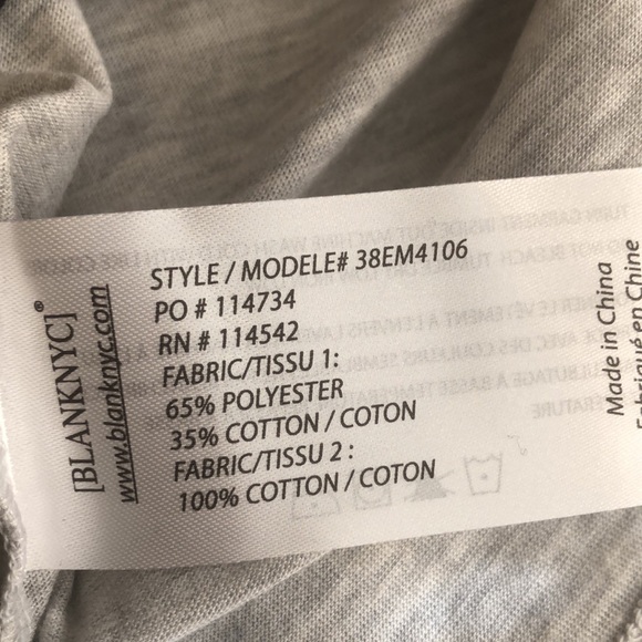 BlankNYC T- Shirt Size Small New! - Picture 7 of 7